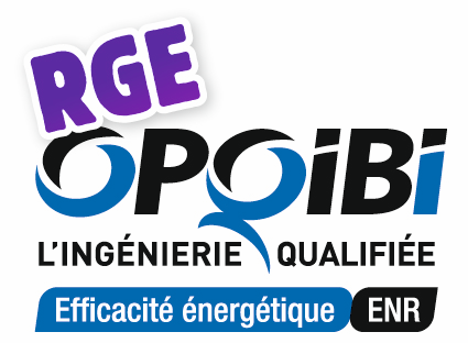 Logo RGE OPQIBI — qualification reconnue Grenelle Environnement